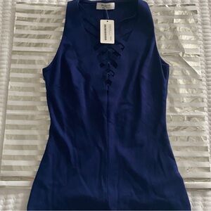 NWT blue tank top by Bailey 44